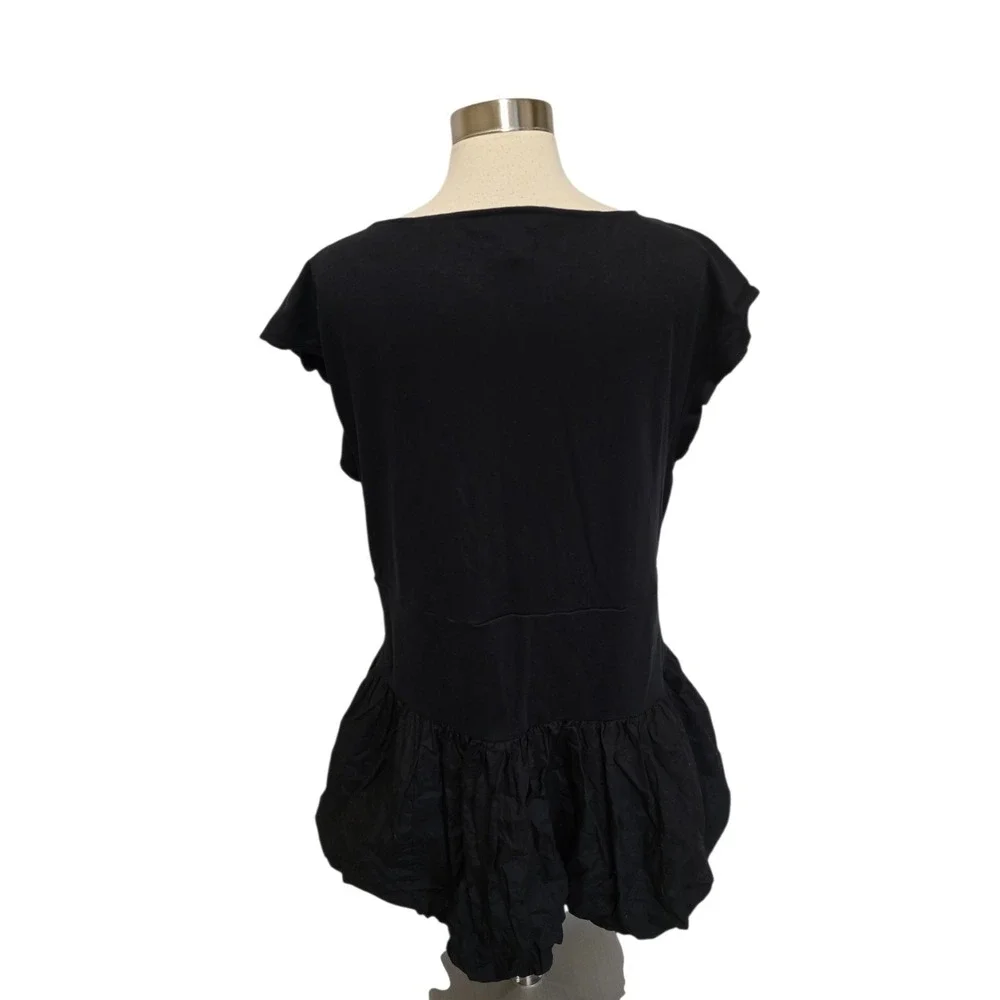 J.‎ Crew Bubble Hem Mini Dress Size 2X Solid Black